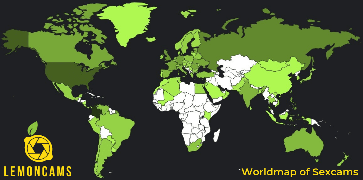Mapa Xxx - The World Map of Sex Cams - Free XXX Live Porn Worldwide - Lemoncams